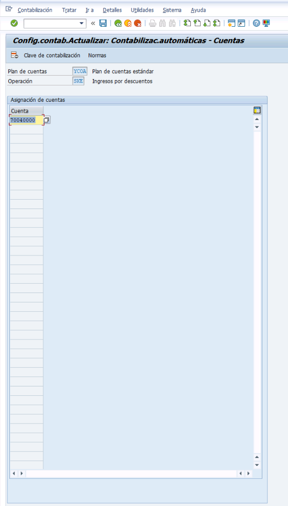 OBXU Determinación de Cuentas