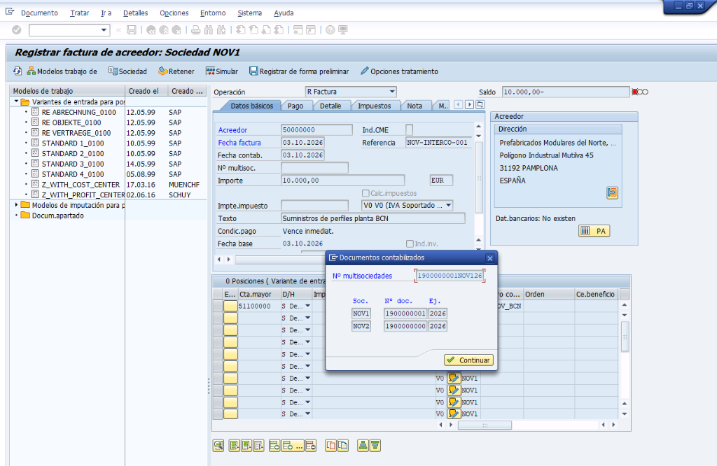 Documentos Contabilizados